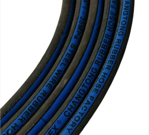 High Pressure Steel Wire Spiral Hydraulic Rubber Hose with Cutting Service