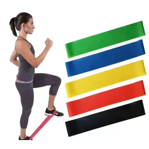 High Quality 5 Levels TPE Resistance Loop Bands for Yoga Fitness Strength Training Home Workout