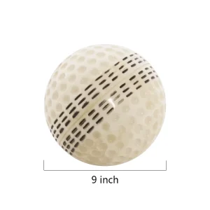 High Quality 9 Inch Training White Color With Black Seam PU Foam Dimpled Ball