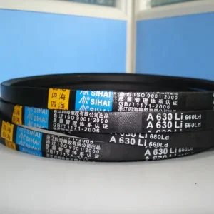 High Quality Anti Wearing V Type Double Sided Timing Rubber Transmission Belts Type B C D E Z M O 8MM Black Industry Cutting