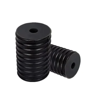 High Quality Black Composite Square Cushion Rubber Leaf Spring Bush Crusher Sprail Compression Spring Moulding Processing