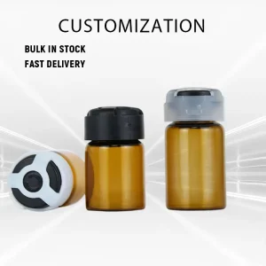 High Quality Brown Glass Serum Bottle Ampoule Glass Bottle Amber 3ML 5ML 8ML 10ML Ampoule Cosmetic Bottle