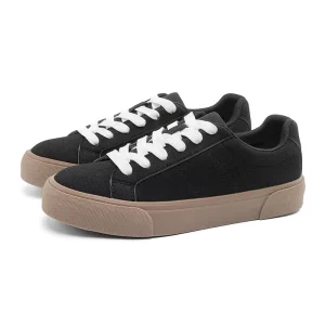 High Quality Casual Thick Soled Shoes Fashionable Thick Soled Lace up Sneakers Comfortable and Non slip for Daily Wear