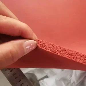 High Quality Closed Cell Silicone Foam Sponge Rubber Sheet Heat Insulation High Temperature Resistance for Electronics