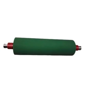 High Quality Custom Diameter Rubber Silicone Roller Green PU Coated Roller