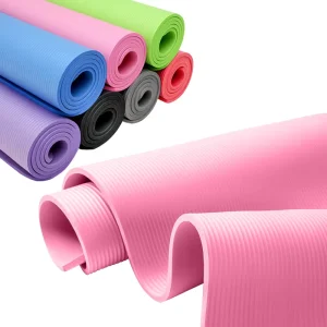 High Quality Custom Gym Logo NBR Yoga Mat Eco Friendly Thick Folding Gymnastics Exercise Mat Yoga NBR Mat