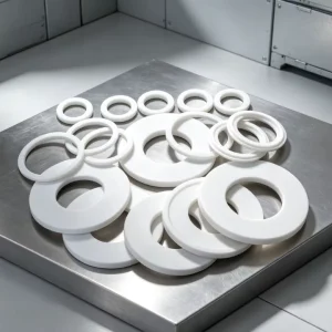 High Quality Custom Processing PTFE Gasket Anti Corrosion Flat Seal Gasket