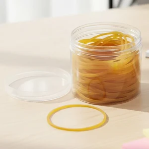 High Quality Customizable Durable Multifunctional Yellow Rubber Bands Elastic Office Band Emda 220080B