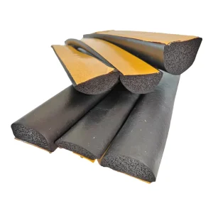 High Quality D shaped EPDM Rubber Sealing Strip Self adhesive Sponge Foam Gasket CHENG MAI CM DXMFT Long Working Life Strong