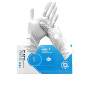High Quality Dentistry Disposable White Nitrile Gloves with Powder Free Latex Gloves for Medical