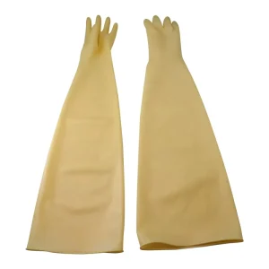 High Quality Dry Box Safety Work Gloves Long Sleeve Latex with Waterproof Rubber Dry Box Safety Hand Gloves