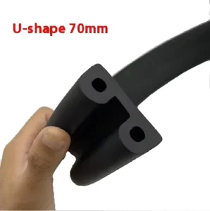 High Quality EPDM Ship B shaped Anti collision Seal Strip Dock Marine Boat Fender Rail Rubber Edge Bumper Ship Rub Rails