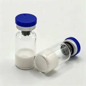 High Quality Empty Glass Vials with Rubber Stopper Aluminum Crimp Caps for Lyophilized Powder Peptides and Cosmetic Packaging