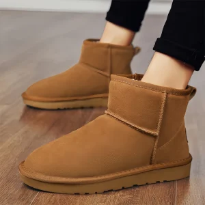 High Quality Fashionable Women’s Thick Soled Shoes with Anti Slip Warm and Comfortable Snow Boots Can Be Customized with Logos