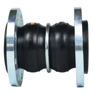 High Quality Flange Soft Connector Shock Absorbing Rubber Expansion Joint Double Ball Bellows