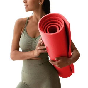 High Quality Gym Eco Friendly NBR Rubber Exercise Non Slip Waterproof Folding Workout Yoga Mat with Customizable Options