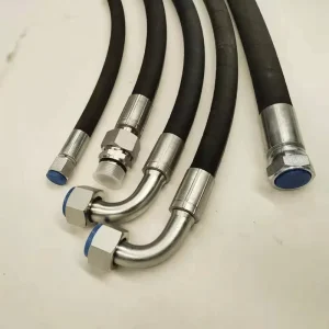 High Quality High Pressure Customizable Color Steel Braided Rubber Hose With Cutting Processing Service