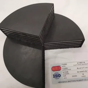 High Quality Laminated Neoprene Bridge Rubber Bearing for Highway and Road Construction Durable Elastomeric Bearing Pad