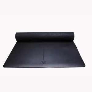 High Quality Matte Non-slip Can Be Customized logo Colour Natural Pu Rubber Black 5mm Fitness Yoga Mat