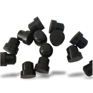 High Quality Natural Oil Resistance High Elasticity Shape Black Silicone Plugs Stopper Bung Hole Custom Size OEM ODM Zhongfeng