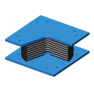 High Quality Neoprene Laminated Rubber Pad for Industrial Building Bridge Construction Shock Resistance and Damping