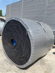 High Quality Price UNILY Brand Black Rubber Conveyor Belt 4 Ply 800mm DIN22102 Standard Oil Resistant Flame Resistant