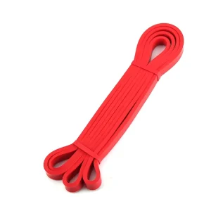 High Quality Red Latex Gym Fitness Exercise Bands with Loop Resistance Belt for Pull up Yoga Stretch & Exercise