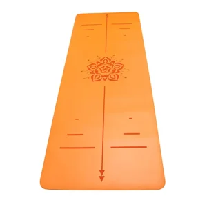 High Quality Rubber Yoga Mat Engraved Large Wide Premium PU Yoga Mat Custom