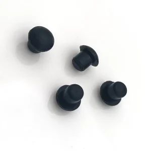 High Quality Solid Rubber Plug Black Silicone Plug A 8.3-6.5