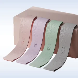 High Quality Sport Silicone Resistant Band Custom Logo Heavy Duty Home Gym Fitness Resistance Bands Set