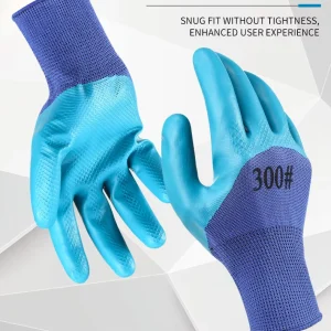 High Quality Thickened Heavy Natural Rubber Latex Sterile Customizable Industrial Use Non Slip Oil Proof Gloves