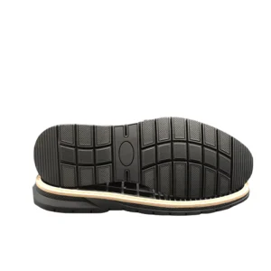 High Quality Two Colors Rubber Outer Cup Soles for Leather Rubber Shoes