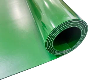 High Strength Glossy Flat PVC Conveyor Belt Light Duty Plastic Sheets