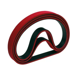 High-Strength Red Rubber-Coated Industrial Flat Transmission Belt