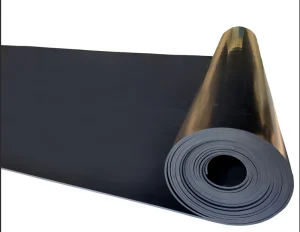 High Tear Resistant Rubber Sheet Shock Absorbing Rubber Lining for Ore Washing Aggregate Crushing Equipment Anti-Impact Mat