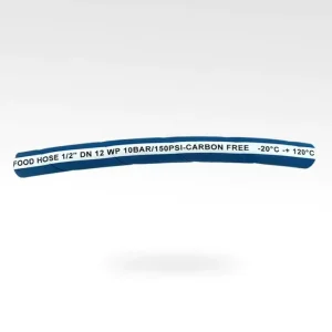 High Temp 1 2 Inch Rubber Hose EPDM Food Grade for Hot Water Steam and Beer Line Commercial Kitchen Use