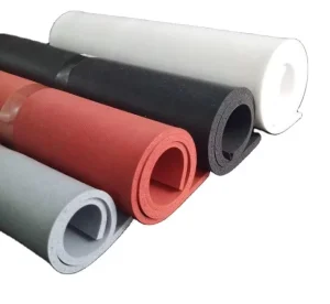 High Temperature Closed Cell Silicone Sponge Foam Sheet Silicone Rubber Foam Gasket Sealing