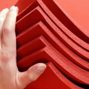 High Temperature Fire Resistant Silicone Foam Board Liquid Solid Insulating Sponge Roll Protective Cushioning Material Aging