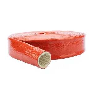 High-Temperature Fire-Resistant Silicone Heat Shield Hose Silicone-Coated Fiberglass Insulation Cover