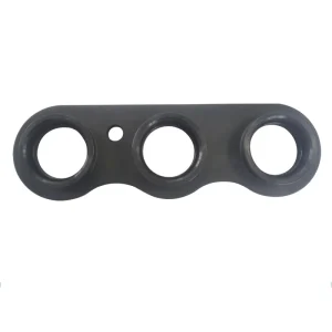 High-Temperature Fuel Filter Rubber Gasket Three-Hole Molded Washer Seal for Industrial Equipment
