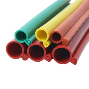 High Temperature Insulation Silicone Rubber Overhead Line Cable Protection Sleeve