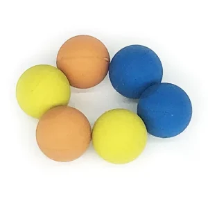 High Temperature Resistance Nylon Rubber Coated Steel Ball Polished Surface HRC 58 62 Electric Application Balls