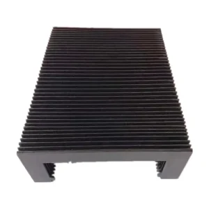 High Temperature Resistance Nylon Rubber Guard Shield Dust Proof Plastic Bellows Cover for Machinery Protective Cover