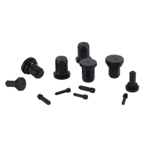 High Temperature Resistant EPDM Rubber Plug with Custom Mold Processing Service IP68 Rated 3mm Diameter M5 Thread GORAN Brand