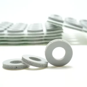 High-Temperature Resistant Eco-Friendly Silicone Rubber Foam Gaskets Flexible Cutting for Automotive Industrial Sealing and Insulation