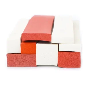 High Temperature Resistant Extrude Foam Rubber Silicone Rubber Foam Sponge Seal Strip