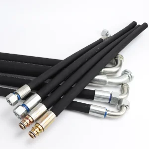 High Temperature Resistant Hydraulic Hose Assembly SAE 100 R15 Steel Wire Spiral Reinforced Rubber Oil Tube Factory