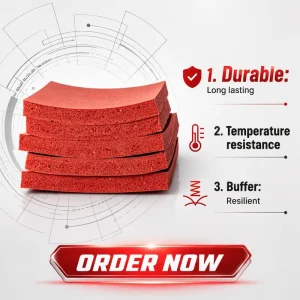 High Temperature Resistant Not Easy to Crack and Harden Customizable Color and Size Good Elasticity Silicone Rubber Foam Sheet
