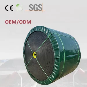 High Temperature Resistant Rubber Conveyor Belt Fabric Core With Nylon Material For Metallurgical Industry Cutting Service
