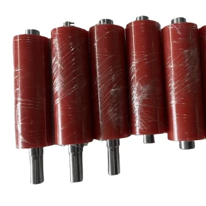 High Temperature Resistant Rubber Roller in Silicone PU EPDM NBR SBR with Smooth Surface and Stable Rotating Performance